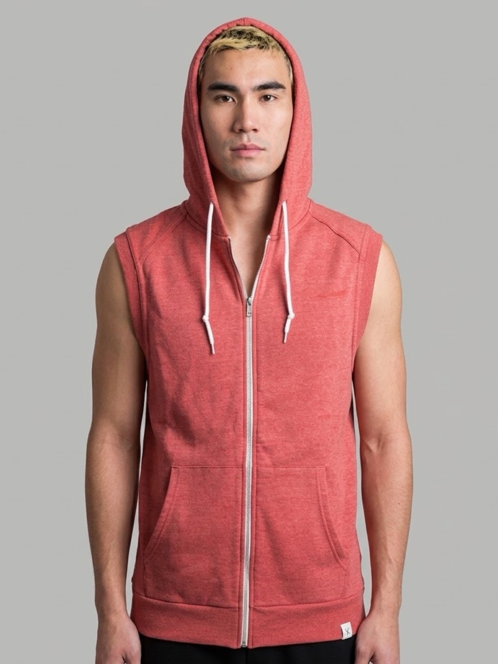 Urban Heritage Sleeveless Zip Hoodie